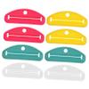 Homoyoyo 8-Piece Plastic Toothpaste Tube Squeezers for Waste Reduction, Bathroom and Travel view 1