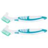 COMPUKAS 2-Piece Double-Sided Turtle Cleaning Brushes, Plastic view 1
