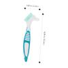 COMPUKAS 2-Piece Double-Sided Turtle Cleaning Brushes, Plastic view 2