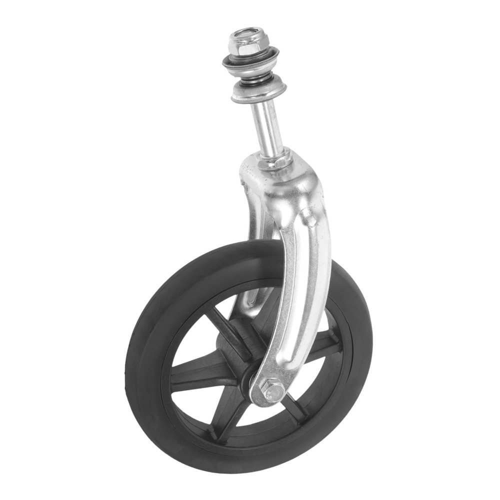 Wheelchair Replacement Wheels with Bearings and Fork Brackets, 1 Set