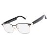 Jectse Smart Sunglasses, 5.4 Audio Glasses, Crystal-Clear Calls, AI Voice Control for Men and Women, Hands-Free Calling, Music Playback (Gold) view 2