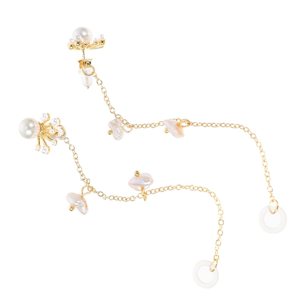 NOLITOY Fashionable Copper Headphone Chain for Wireless Earbuds, Flexible and Easy to Use, Gold