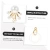NOLITOY Fashionable Copper Headphone Chain for Wireless Earbuds, Flexible and Easy to Use, Gold view 3