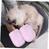 Non-Slip Disposable Guest Slippers for Women, 12 Pairs, Coral Fleece view 3