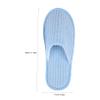 Non-Slip Disposable Guest Slippers for Women, 12 Pairs, Coral Fleece view 4