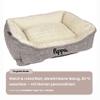 Mainely Personalized Zupo Rectangular Dog Bed 90x65x25 cm Gray view 3