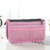 Women's Nylon Cosmetic Bag, Travel Organizer Tote, Large Liner, Black view 2