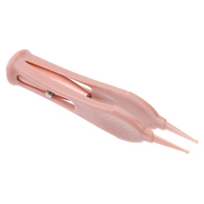 Supvox Stainless Steel Nose and Ear Cleaning Tweezers for Babies and Toddlers, Pink