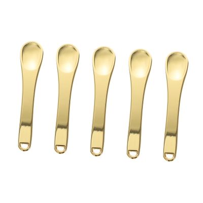 Anneome 5-Piece Zinc Alloy Cosmetic Spatulas for Eye Cream, Lotion, and Face Cream