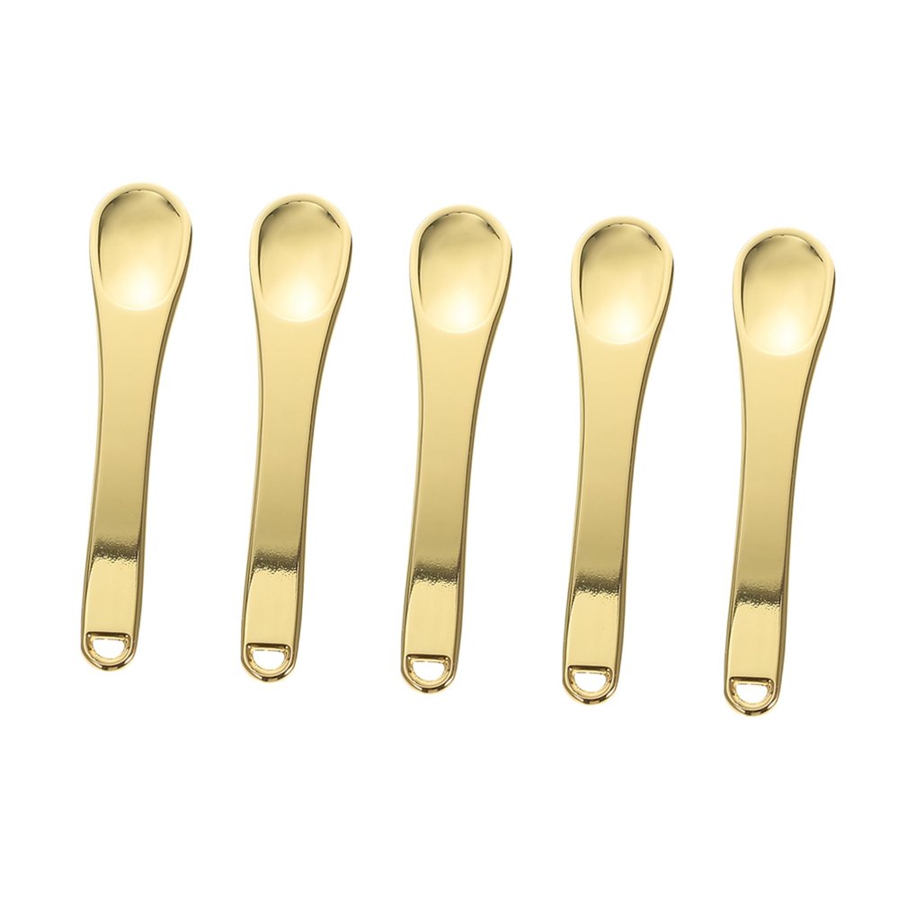 Anneome 5-Piece Zinc Alloy Cosmetic Spatulas for Eye Cream, Lotion, and Face Cream