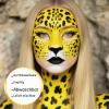 YBUETE Yellow Water-Based Face and Body Paint for Tiger Cosplay and Halloween view 3