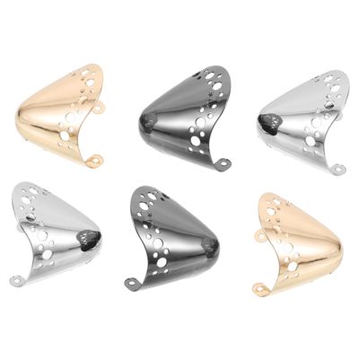 3 Pairs of Metal Toe Caps for Pumps and High Heels