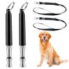 Ultrasonic Dog Whistle, Adjustable Silent Training Tool, 2 Pack view 1