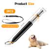 Ultrasonic Dog Whistle, Adjustable Silent Training Tool, 2 Pack view 2