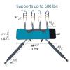 Patient Lift Sling for Toileting, Rehabilitation, Adjustable Full-Body Transfer Belt for Seniors, Standing and Walking Aid view 2