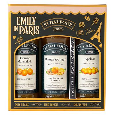 St Dalfour Emily in Paris Fruit Spread Gift Set, 3 x 284 g