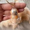 2pcs Clear Cat Hair Storage Bottle Decorative Charm view 3
