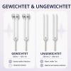 Healing Tuning Fork Set (128Hz, 136Hz, 256Hz, 384Hz) view 2