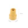 WEKAMOS 4-Pack Yellow Non-Slip Rubber Tips for Walking Sticks view 2