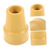 WEKAMOS 4-Pack Yellow Non-Slip Rubber Tips for Walking Sticks view 3