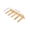 VICASKY 2-Piece Solid Wood Cat Wall Ladder, 5-Step Climbing Shelf view 2
