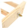 VICASKY 2-Piece Solid Wood Cat Wall Ladder, 5-Step Climbing Shelf view 3