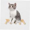 VICASKY 2-Piece Solid Wood Cat Wall Ladder, 5-Step Climbing Shelf view 4