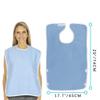 jiejack Adult Bib, Reusable and Washable Clothing Protector, Blue view 3