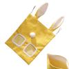 Rabbit Hay Feeder Bag, 2-Hole Hanging Dispenser for Cages view 1