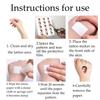 Personalized Temporary Tattoos 1.2/1.6/1.9/2.4 Inches, Names, Logos, Faces, Photos for Adults, Weddings, Birthdays, Valentine's Day and Christmas Parties (Style 8) view 4