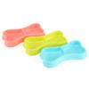 SUPVOX Portable Double Dog Bowl - Bone Shape view 1