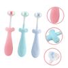 DECOMELODY 3-Pack Cute Children's Toothbrushes with Soft Bristles and Non-Slip Handles for Babies and Toddlers view 3