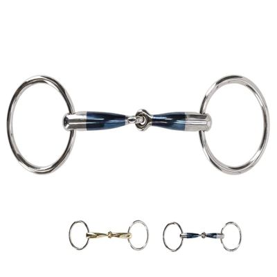 NETPROSHOP Anatomical Snaffle Bit, Single-Jointed, 14 mm, Sweet Iron, Size 14.5