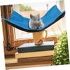 Supvox Cat Hammock with Metal Frame, Nylon and Flannel view 4