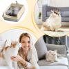 Large Cat Litter Box, Large Tray with Rim, for Kittens view 4