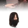 ZASCHMOY Realistic Male Mannequin Head with Beard for Barber Styling Practice view 3