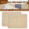 2-Pack Sisal Scratching Mat for Rabbits view 3
