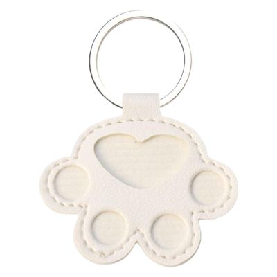 Cat Hair Collector Keychain - Dog Paw Shape
