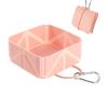 Portable Dog Bowl, Foldable, 500 ml, 10.5 x 10.5 x 4.5 cm view 1
