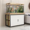 Aquarium Stand with Storage Cabinet for Reptiles and Aquariums, Wooden Breeder Stand view 1