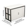 Aquarium Stand with Storage Cabinet for Reptiles and Aquariums, Wooden Breeder Stand view 2