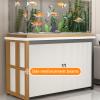 Aquarium Stand with Storage Cabinet for Reptiles and Aquariums, Wooden Breeder Stand view 4