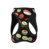 M Leash Dog Harness, Small Size, Japanese Sushi Shrimp Print, Reflective Pet Leash Set view 2