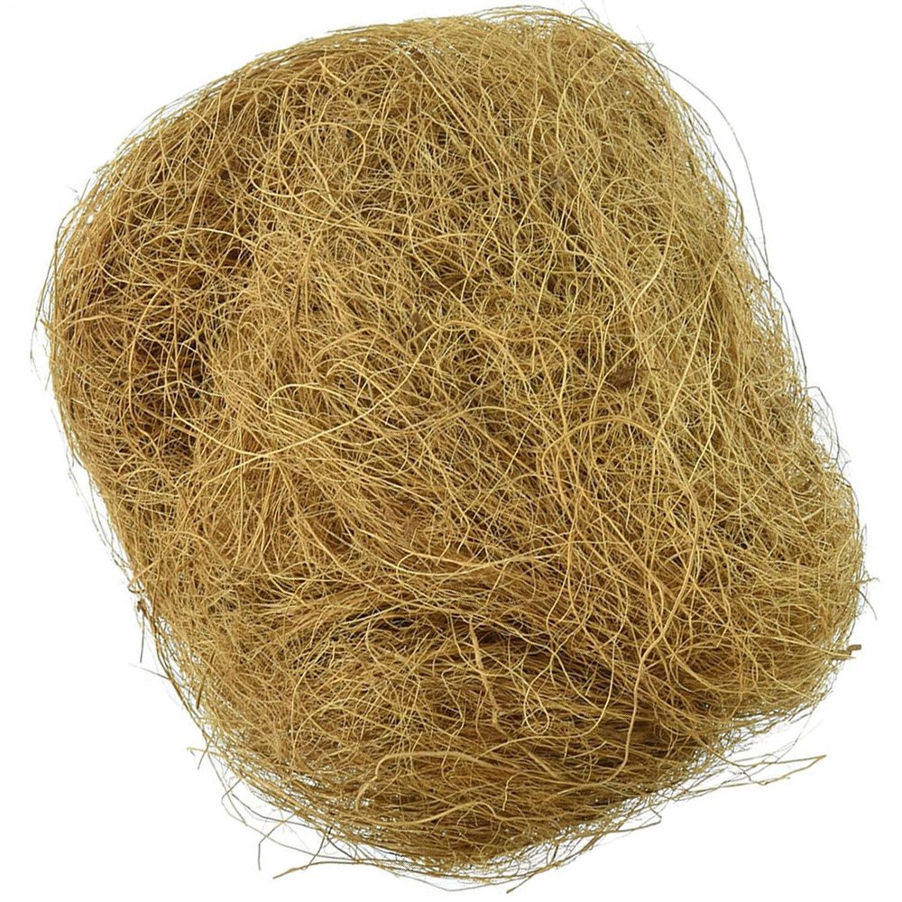 Bird Nesting Material - Natural Coco Liner | Dust-Free Coconut Fiber Basket