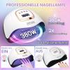 380W UV/LED Gel Nail Lamp with 81 LEDs view 2