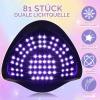 380W UV/LED Gel Nail Lamp with 81 LEDs view 3
