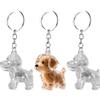 Brxmpn 3-Piece Pet Hair Keychain Set view 1
