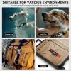 LIUYIDM Waterproof Airtag Dog Tag for Collar with Removable Metal Buckle, Personalized 4 cm Wide, Compatible with Apple AirTag (Black) view 3