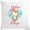 White Filled Cushion, 40 x 40 cm, White view 1