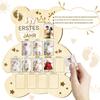 Poupangke Wooden Baby Photo Display Board with Growth Record view 3